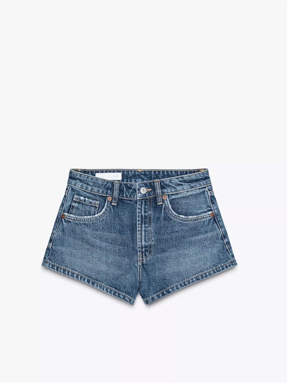 Zara mid rise mini shorts